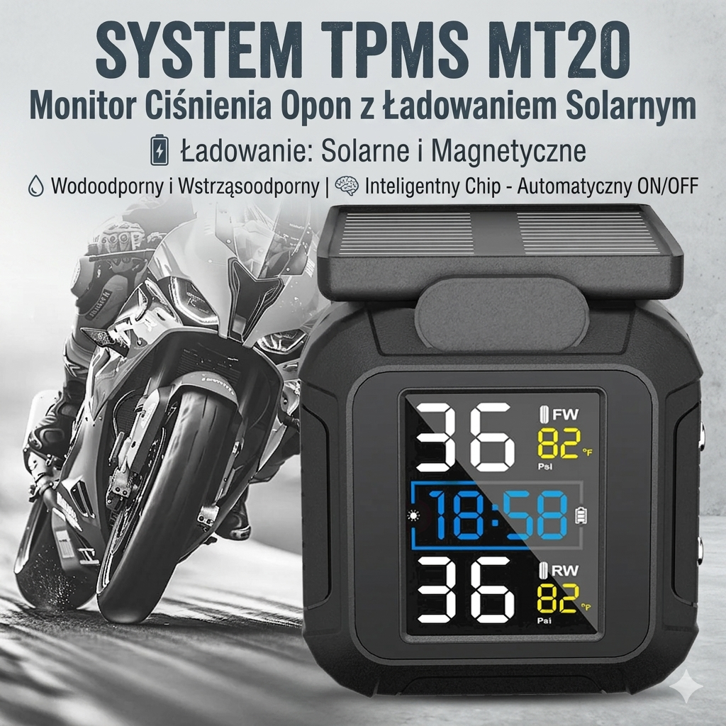 System TPMS Monitor Ciśnienia Opon
