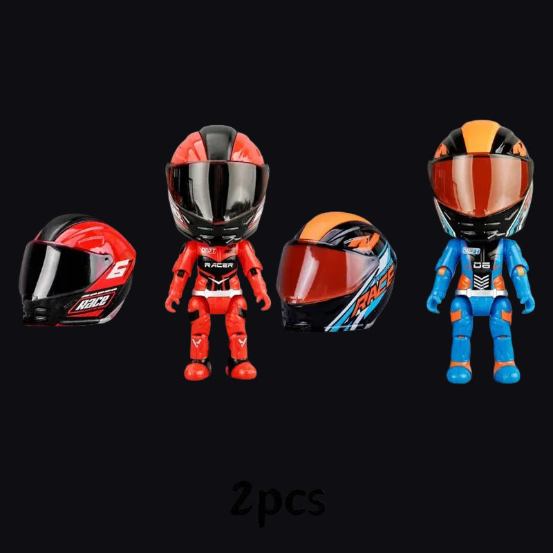 Figurka CHIBI Niebieski Motocyklista