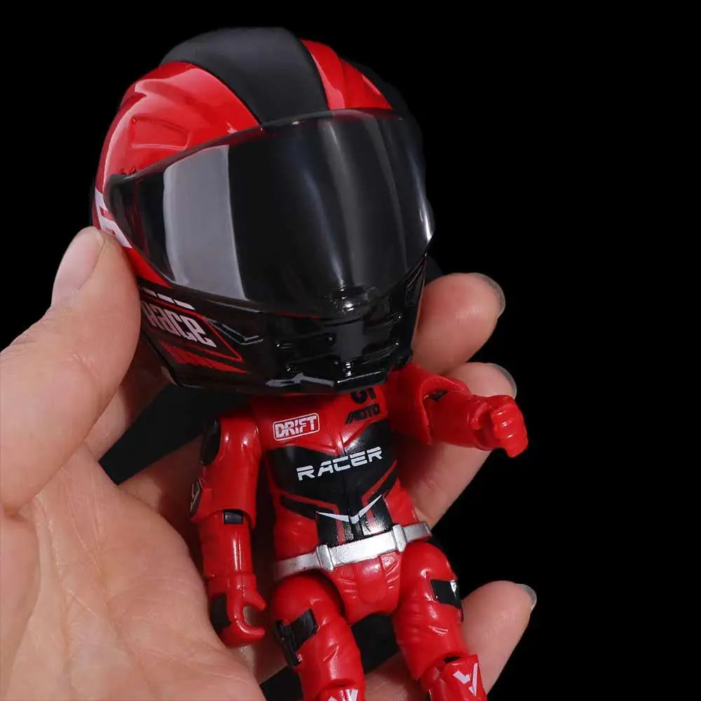 Figurka CHIBI Czerwony Motocyklista