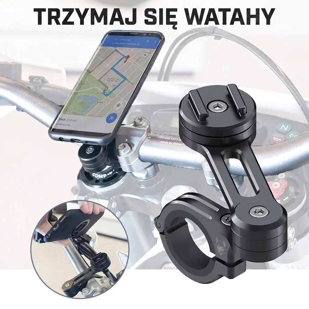 Aluminiowy Uchwyt Motocyklowy Wataha IronClaw