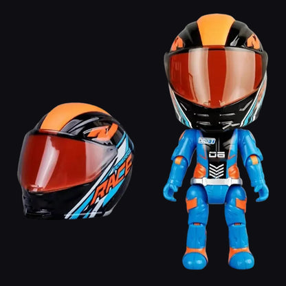 Figurka CHIBI Niebieski Motocyklista