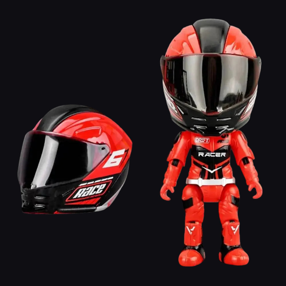 Figurka CHIBI Niebieski Motocyklista